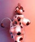  2019 absurd_res anthro big_breasts big_butt bovid bovine breasts butt cattle clothing female hi_res huge_breasts legwear mammal milk nipples nude thick_thighs thigh_highs winter_nacht 
