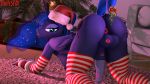  3d_(artwork) all_fours animal_genitalia animal_penis anthro anthrofied anus balls bedroom_eyes big_breasts big_butt breasts butt christmas clothing crossgender digital_media_(artwork) equid equine_penis friendship_is_magic ftg_crossgender fti_crossgender gloves gynomorph handwear hat headgear headwear hi_res holidays horn inside intersex legwear lipstick lipstick_on_anus looking_at_viewer looking_back makeup mammal mistletoe mostly_nude my_little_pony narrowed_eyes nipples penis plant presenting princess_luna_(mlp) rear_view santa_hat seductive solo source_filmmaker stockings trailssfm winged_unicorn wings 