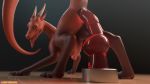  3d_(artwork) anal angus critterclaws crittermatic digital_media_(artwork) dildo dragon feral half-closed_eyes looking_back male narrowed_eyes sex_toy solo tongue tongue_out 