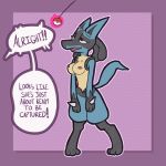  2019 3_fingers 3_toes akaece animated anthro breasts female fingers hypnosis invalid_tag lucario mind_control nintendo open_mouth pok&eacute;ball pok&eacute;mon pok&eacute;mon_(species) simple_background solo text toes video_games 