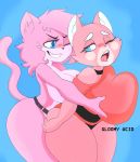  aeris_(vg_cats) anthro big_breasts breasts felid feline felis female female/female fur gloomy_acid mammal shima_luan super_planet_dolan vg_cats webcomic 