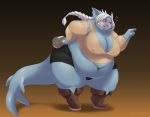  anthro braided_hair breasts cleavage clothed clothing fish gillpanda hair marine overweight shark 