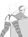  anthro avian balls beak bird clothed clothing digital_media_(artwork) graboiidz gryphon legwear male panties penis presenting socks solo underwear 