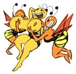  antennae_(anatomy) anthro arthropod bee big_breasts big_butt breasts butt clothed clothing dress female female/female huge_breasts huge_butt humanoid hymenopteran insect insect_wings it&#039;s_hip_to_fuck_bees kevemperor nipples non-mammal_breasts not_furry open_mouth russia russian_cooking_oil_commercial simple_background sketch smile wasp white_background wide_hips wings xelbaxexilex олейна 