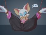  ... anthro big_breasts bound breasts camel_toe chiropteran cleavage clothed clothing female lamarkey mammal rouge_the_bat sonic_the_hedgehog_(series) spread_legs spreading thick_thighs 