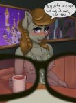 absurd_res anthro big_breasts blush breasts clothing disty earth_pony equid equine fan_character female hi_res horse kittytitikitty looking_at_viewer mammal my_little_pony nipples open_mouth partial_nudity pony x-ray_glasses 