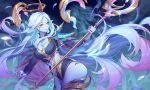  kan_(rainconan) league_of_legends pointed_ears staff tagme_(character) 