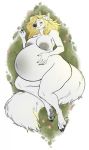  anthro bedroom_eyes belly big_belly big_breasts big_butt breasts butt canid canine canis curvy_figure decent. female looking_at_viewer mammal narrowed_eyes nude pregnant seductive solo thick_thighs voluptuous wolf 