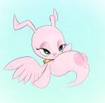  anus digimon digimon_(species) female hi_res lips marineangemon not_furry ota_(artist) plump_labia pussy solo wings 