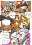  ! &lt;3 2014 angry anthro areola better_late_than_never blush breast_grab breasts comic daigaijin dialogue dreamworks english_text erect_nipples felid female fur giant_panda grope group hand_on_breast kissing kung_fu_panda ladies_of_the_shade lava leopard male mammal master_po_ping master_tigress multicolored_body multicolored_fur muscular nipples nude painting_(artwork) pantherine pussy shocked snow_leopard speech_bubble text tiger traditional_media_(artwork) ursid volcano watercolor_(artwork) 