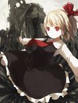  bad_id bad_pixiv_id blonde_hair darkness nekotewi outstretched_arms red_eyes rumia solo spread_arms touhou 