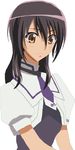  ayuzawa_misaki bad_anatomy black_hair blush brown_eyes highres kaichou_wa_maid-sama! long_hair necktie smile solo 