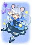  absurdres an animal_ears grey_hair highres jewelry mouse_ears mouse_tail nazrin pendant red_eyes short_hair solo tail touhou 
