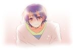 angel_beats! bad_id bad_pixiv_id beige_background blue_hair collarbone harmonia hinata_(angel_beats!) looking_at_viewer male_focus red_eyes simple_background solo sweater 