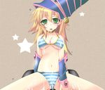  :o amethyst arm_support ass_visible_through_thighs bangs between_legs bikini blonde_hair blue_bikini blue_hat blush blush_stickers breasts cameltoe cleavage cowboy_shot cum cum_on_body cum_on_breasts cum_on_clothes cum_on_lower_body cum_on_upper_body dark_magician_girl detached_sleeves duel_monster eema embarrassed facial flipped_hair gem green_eyes grey_background hair_between_eyes hand_between_legs hat jewelry long_hair medium_breasts motion_lines navel neck_ring open_mouth parted_bangs raised_eyebrows simple_background sitting solo spread_legs star striped striped_bikini swimsuit underboob wizard_hat yuu-gi-ou yuu-gi-ou_duel_monsters 