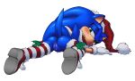  andromorph anthro christmas clothing eulipotyphlan footwear hedgehog hi_res holidays intersex legwear mammal mostly_nude nowykowski7 presenting presenting_pussy pussy shoes solo sonic_the_hedgehog sonic_the_hedgehog_(series) thigh_highs 