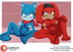  2019 anthro bigdon1992 blue_the_cat breasts canid canine digital_media_(artwork) duo fan_character female invalid_tag mammal nipples nude nyuroraxbigdon patreon pussy redd_the_dog sonic_forces sonic_the_hedgehog_(series) video_games 