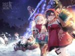  &gt;_&lt; 6+girls @_@ alternate_costume bag bangs black_hair blush braid breasts caws_(girls_frontline) christmas christmas_lights christmas_ornaments christmas_tree coat covering_head cup dress gepard_m1_(girls_frontline) girls_frontline glasses gloves grey_hair hair_between_eyes hair_ornament hair_over_one_eye hairclip hat highres hk21_(girls_frontline) holding holding_bag holding_cup jewelry large_breasts lewis_(girls_frontline) long_hair long_sleeves looking_at_viewer lwmmg_(girls_frontline) medium_breasts multiple_girls necklace official_art open_mouth pants pantyhose plaid plaid_scarf red_scarf scarf shopping_bag short_hair shovel sidelocks skirt smile snow snowing snowman thigh_strap twin_braids twintails type_100_(girls_frontline) 