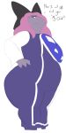 2016 absurd_res accessory annoyed anthro anthrofied breasts clothed clothing delta_rune_(emblem) english_text eyelashes female full-length_portrait hair hair_accessory hair_bow hair_ribbon halloween hand_on_hip hi_res holidays looking_at_viewer looking_down low-angle_view mcnasty muk nintendo pink_eyes pink_hair pok&eacute;mon pok&eacute;mon_(species) portrait purple_clothing ribbons robe simple_background slightly_chubby symbol tanya_(mcnasty) text thick_thighs toriel undertale video_games white_background wide_hips 
