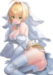  ass fate/grand_order pantsu saber_bride saber_extra stockings tagme thighhighs tukise_33 