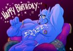  disney disney&#039;s_aladdin english_text genie_(aladdin) humanoid humanoid_penis male nipple_piercing nipples not_furry penis phenominalcosmicpowers piercing solo text 