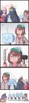  2girls ayyk92 beanie beret bug chisel eiscue empoleon fly gen_4_pokemon gen_8_pokemon hammer hat highres hikari_(pokemon) ice_sculpture insect multiple_girls nintendo pokemon pokemon_(creature) pokemon_(game) pokemon_dppt pokemon_swsh scarf winter_clothes yuuri_(pokemon) 