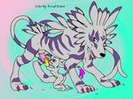  digimon dread_demon garurumon gatomon tagme 