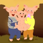  1:1 domestic_pig hi_res launny mammal opal_(toot_and_puddle) puddle_(toot_and_puddle) suid suina sus_(pig) toot_(toot_and_puddle) 