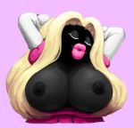  big_breasts black_body black_nipples black_skin breasts exposed_breasts eyes_closed female huge_breasts huge_lips humanoid jynx lips nintendo nipples outta_sync pink_lips pok&eacute;mon pok&eacute;mon_(species) solo video_games 