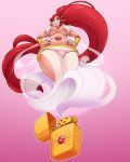  absurd_res big_breasts breasts dabunnox female genie hand_on_hip hi_res humanoid humanoid_pointy_ears wide_hips 