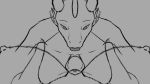  16:9 2019 animated anthro breasts dragon fin first_person_view gynomorph horn intersex intersex/intersex invalid_tag jiggle nipples penis renora_(thatpeon) sex thatpeon 