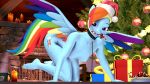  16:9 3d_(artwork) 4k absurd_res all_fours anthro breasts collar digital_media_(artwork) equid equine female friendship_is_magic hi_res horn leash mammal my_little_pony petplay pterippus rainbow_dash_(mlp) roleplay small_breasts the_fatcat unicorn wings 