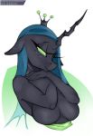  anthro arthropod big_breasts breasts changeling convenient_censorship female friendship_is_magic longtailshort my_little_pony queen_chrysalis_(mlp) 