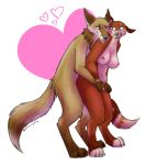  2019 4_toes 5_fingers absurd_res afterpartypitty anthro areola belly big_feet blue_eyes blush breasts brown_eyes canid canine canis claws cleavage clothed clothing digital_media_(artwork) digitigrade domestic_dog duo ethiopian_wolf eye_contact eyebrows fangs felid female fingers floppy_ears fluffy fox from_behind_(disambiguation) fur grabbing grin grope hand_holding hi_res hybrid leg_grab licking licking_lips lion looking_at_another male male/female mammal mane markings multicolored_tail naughty_face navel needy nipples nude one_eye_closed open_mouth pantherine pit_bull shy simple_background sketch sketchy slightly_chubby smile spooning standing standing_behind teeth thigh_grab toes tongue tongue_out white_belly 
