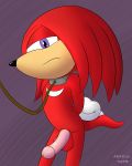  balls cpctail echidna hi_res humanoid_penis invalid_tag knuckles_the_echidna leash male mammal monotreme penis pet sonic_the_hedgehog_(series) 