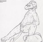  2009 animal_genitalia anthro balls hammer_(xenogears) male mammal nude professorbob sheath solo xenogears 