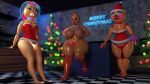  absurd_res chica_(fnaf) clothing female five_nights_at_freddy&#039;s hi_res machine merry_christmas robot runabo sonic-mj video_games 