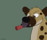  2019 animated anthro appleseed_(artist) bodily_fluids body_in_mouth brown_body brown_fur chiropteran cum cum_in_mouth cum_inside deke_(ittybittykittytittys) disembodied_penis fur genital_fluids group head_tuft hi_res hyaenid male mammal nah_(not-an-artblog) oral oral_penetration orgasm penetration penis pteropodid sex spotted_hyena tuft vore 