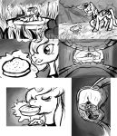  cooking_with_furs cutaway eevachu equid equine female feral friendship_is_magic greyscale horn internal male mammal micro monochrome my_little_pony oral_vore princess_luna_(mlp) pterippus rainbow_dash_(mlp) soft_vore vore winged_unicorn wings 