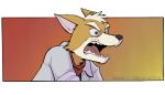  angry canid canine cirruskitfox fox fox_mccloud gradient_background hi_res male mammal nintendo simple_background solo star_fox video_games 