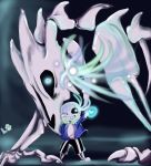  absurd_res animated_skeleton bone clothing gaster_blaster hi_res sans_(undertale) skeleton slipper surprisewolf_(artist) undead undertale video_games 