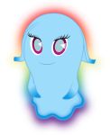  2015 dashiesparkle female ghost looking_at_viewer not_furry pac-man_(series) purple_eyes recolor simple_background smile solo spirit video_games white_background 