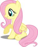  cutie_mark dashiesparkle equid equine feathered_wings feathers female feral fluttershy_(mlp) friendship_is_magic fur hair long_hair mammal my_little_pony pink_hair pterippus solo wings yellow_body yellow_feathers 