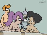  amy_wong bender_bending_rodriguez fry futurama j.bravo turanga_leela 