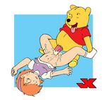  after_sex bear bottomless clothing cub cum cum_inside darby disney female huma jk male mammal my_friends_tigger_and_pooh penis pooh pooh_bear sleeping straight winnie_the_pooh winnie_the_pooh_(franchise) young 