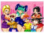  android_18 basara black_hair bulma bulma_briefs dragon_ball dragon_ball_z dragonball dragonball_z latex master_roshi nasara son_goten trunks_(dragon_ball) trunks_briefs videl 