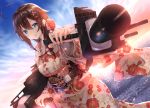  japanese_clothes kantai_collection numpopo shigure_(kancolle) tagme weapon 