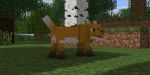  2019 2:1 3d_(artwork) 8k absurd_res canid canine canis codedcells digital_media_(artwork) female feral fox hi_res mammal minecraft mojang presenting pussy video_games 