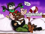  ! ... 2019 4_toes ? activision anthro antlers aviator_cap barefoot black_body black_fur black_hair blush boots bottomwear brown_body brown_fur brown_hair candy candy_cane capreoline cervid chinese clothed clothing crash_bandicoot_(series) crash_team_racing_nitro-fueled dialogue duo english_text eyelashes eyewear feet female food footwear fur giant_panda gloves goggles green_eyes hair handwear hasty headgear hi_res horn humanoid_feet jacket looking_at_viewer male mammal manly moose on_ground outside pants pilot question raxelmaestro_(artist) sandals shirt shoes sitting smile snow soles speech_bubble talking_to_viewer teeth text toes tongue tongue_out topwear ursid video_games white_body white_fur yaya_panda young 