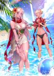  bikini cleavage dungeon_fighter milcona pointy_ears swimsuits 